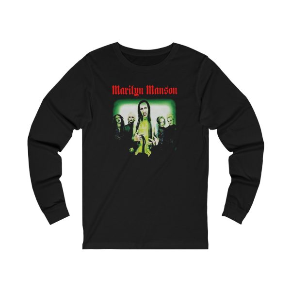 Marilyn Manson Holy Wood Era Band Long Sleeved Shirt