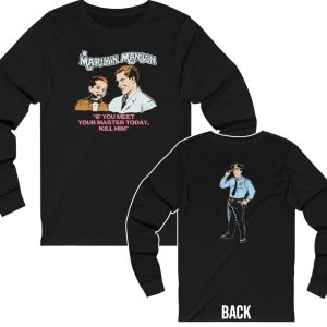 Marilyn Manson If You Meet Your Master Today Long Sleeved Shirt