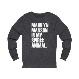 Marilyn Manson Is My Spirit Animal Long Sleeved Shirt 2 Marilyn Manson Is My Spirit Animal Long Sleeved Shirt 3