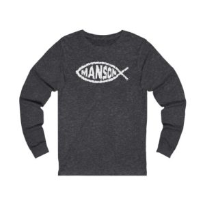 Marilyn Manson Jesus Fish Long Sleeved Shirt 4 Marilyn Manson Jesus Fish Long Sleeved Shirt 5