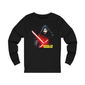 Marilyn Manson Star Wars Sith with Grogu Long Sleeved Shirt 2