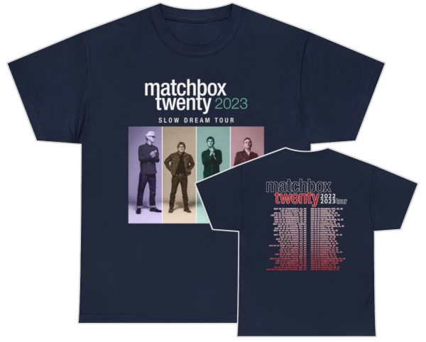 Matchbox Twenty 2023 Slow Dream Tour Shirt