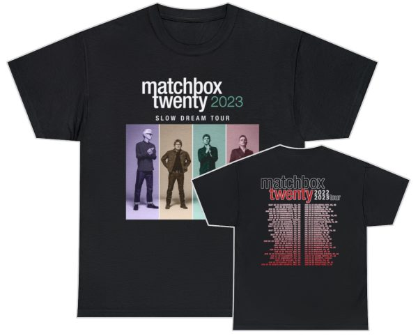 Matchbox Twenty 2023 Slow Dream Tour Shirt