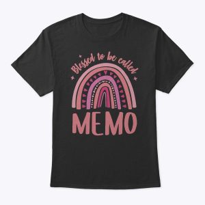 Memo T-Shirts For Grandma Women Mother’s Day Blessed Memo T-Shirt