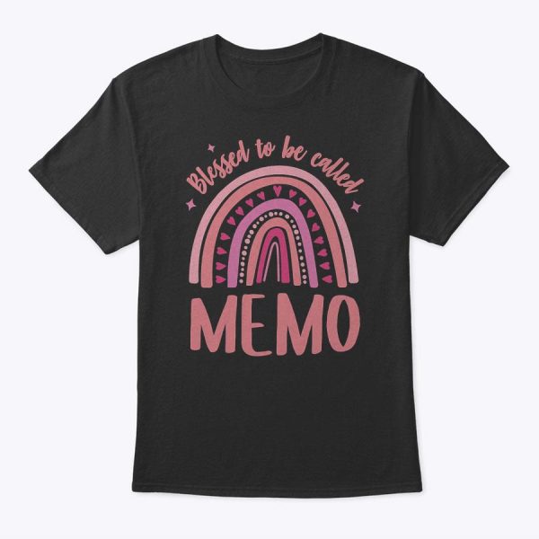 Memo T-Shirts For Grandma Women Mother’s Day Blessed Memo T-Shirt