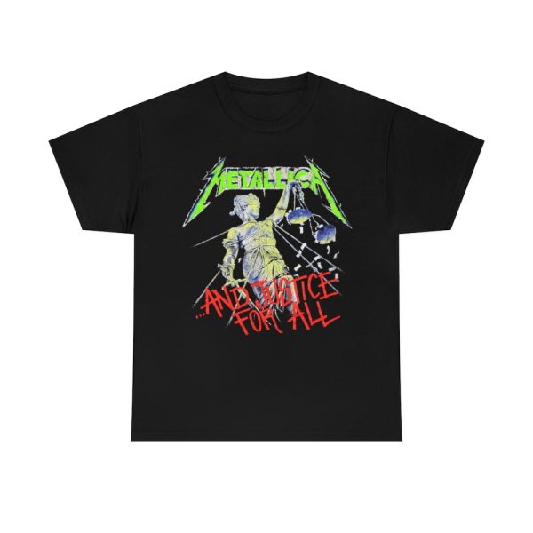 Metallica 1988-89 And Justice For All World Tour Shirt