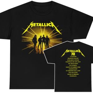Metallica 72 Seasons Track Listing Shirt