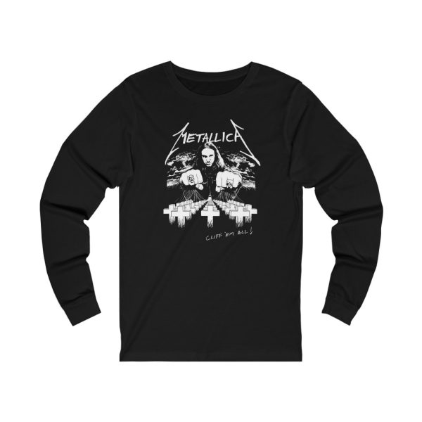 Metallica Cliff Em All Cliff Burton Long Sleeved Shirt