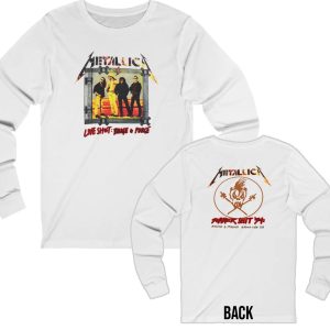 Metallica Live Shit Binge & Purge Long Sleeved Shirt Metallica Live Shit Binge & Purge Long Sleeved Shirt