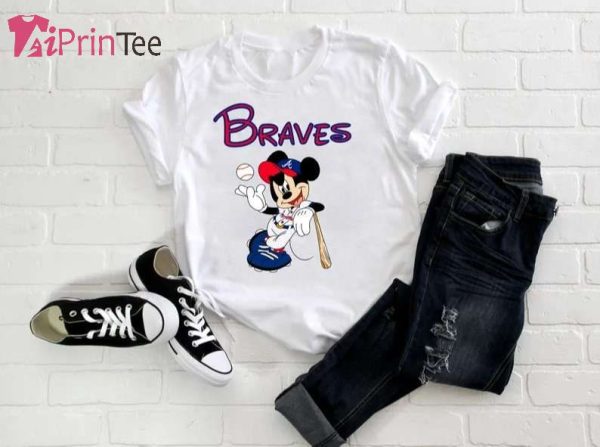 Mickey Atlanta Braves Baseball T-Shirt – Best gifts your whole family