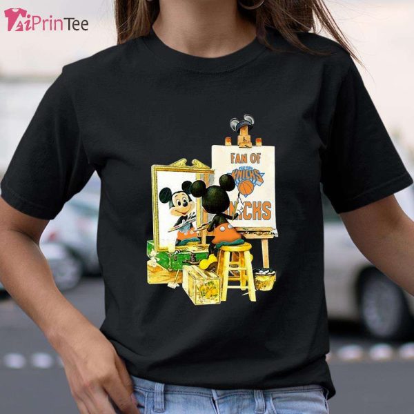 Mickey Drawing New York Knicks T-Shirt – Best gifts your whole family