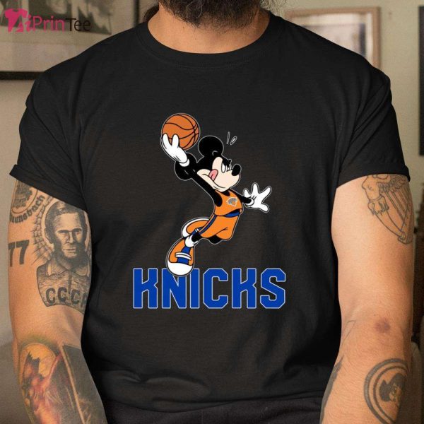 Mickey Mouse Basketball New York Knicks T-Shirt – Best gifts your whole family