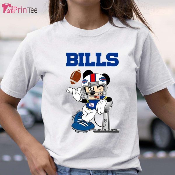 Mickey Mouse Disney Super Bowl Buffalo Bills Football T-Shirt – Best gifts your whole family