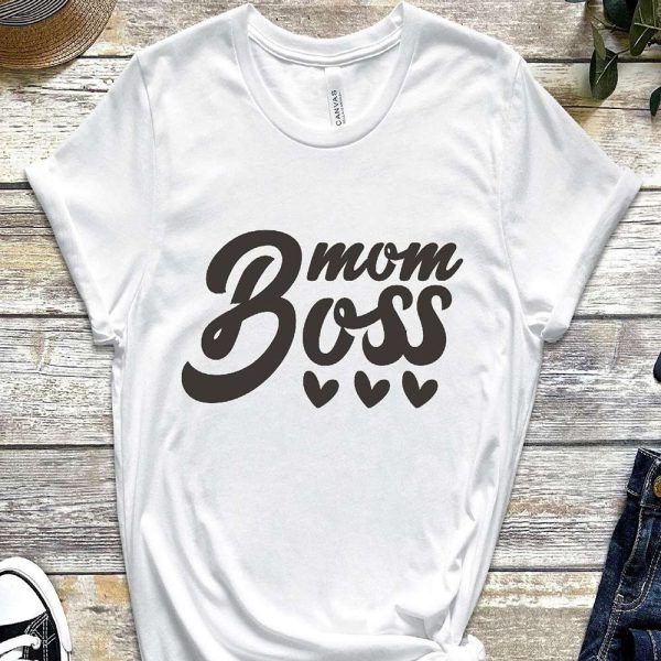 Mom Boss Shirt, Birthday Gifts for Mom T-Shirt – Best gifts your whole family