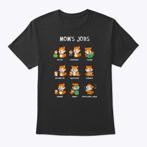 Mom’s Jobs Mother’s Day Mommy Mama Nerd Fox Cute Foxes T-Shirt