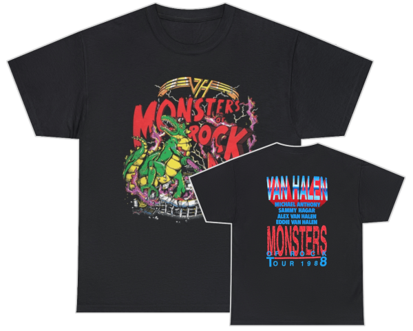 Monsters of Rock 1988 Van Halen Tour Shirt