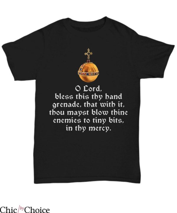 Monty Python T-shirt Holy Hand Grenade Funny Holy Grail