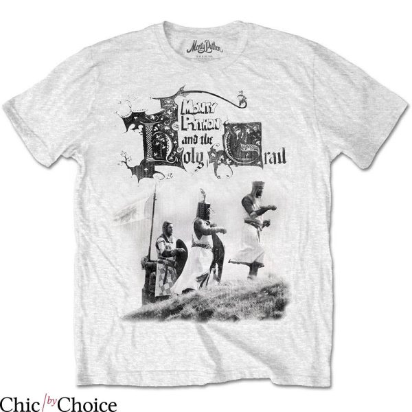 Monty Python T-shirt Knight And Holy Grail Funny Comedy