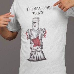 Monty Python T-shirt Monty Knight Its Just a Flesh Wound