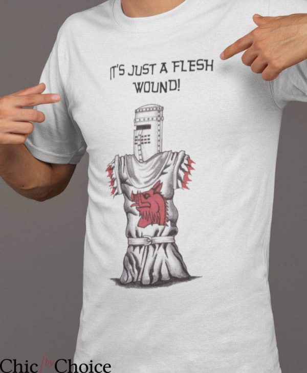 Monty Python T-shirt Monty Knight Its Just a Flesh Wound