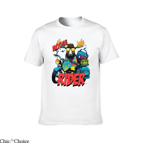 Moose Knuckles T-Shirt Moose Rider Shirt