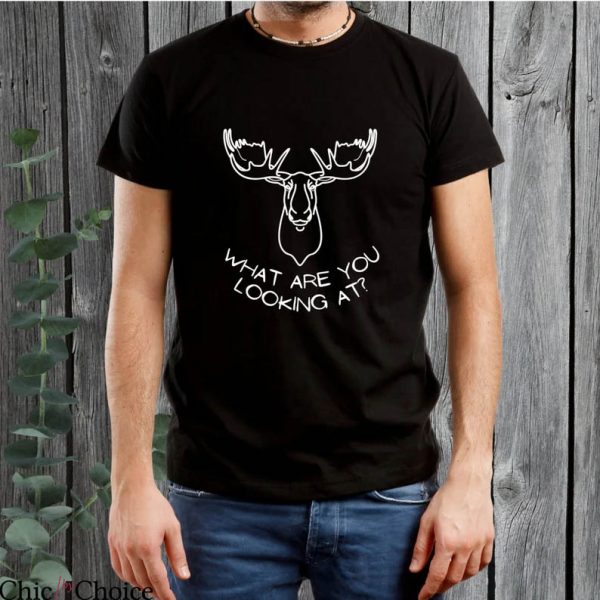 Moose Knuckles T-Shirt What Are You Looking At Moose