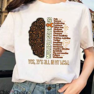 Multiple Sclerosis T Shirt It’s All In My Head Shirt