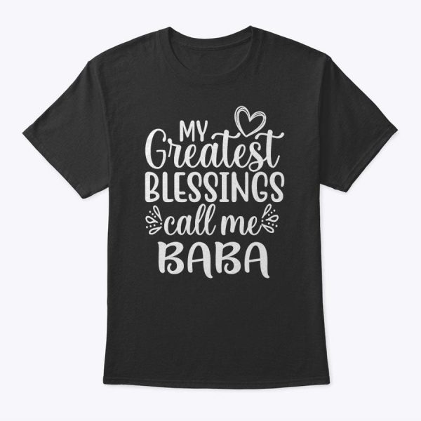 My Greatest Blessings Call Me Baba Serbian Ukrainian Grandma T-Shirt