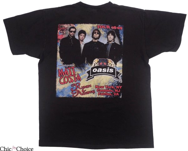 Oasis Vintage T-Shirt Oasis Live Tour In New York Vintage
