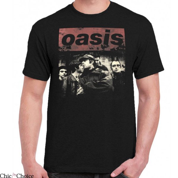 Oasis Vintage T-Shirt Picture Of Member Oasis English Band