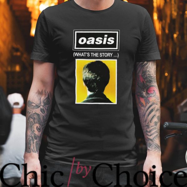 Oasis Vintage T-Shirt Whats The Story Legend Oasis Rock Band