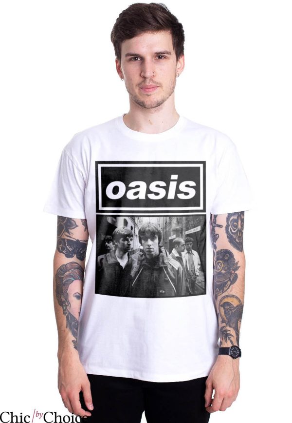 Oasis Vintage T-Shirt Youth Culture Oasis Popular Rock Band