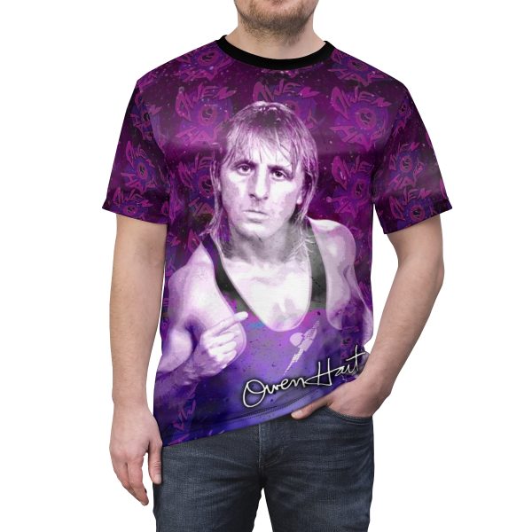 Owen Hart Custom All Over Print Signature Shirt