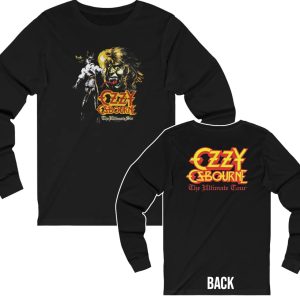 Ozzy Osboure 1986 Ultimate Sin World Tour Long Sleeved Shirt Ozzy Osboure 1986 Ultimate Sin World Tour Long Sleeved Shirt
