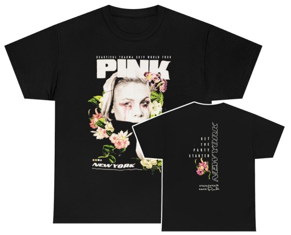 PINK 2019 Beautiful Trauma New York May 19 &amp May 22 Event Tour Shirt