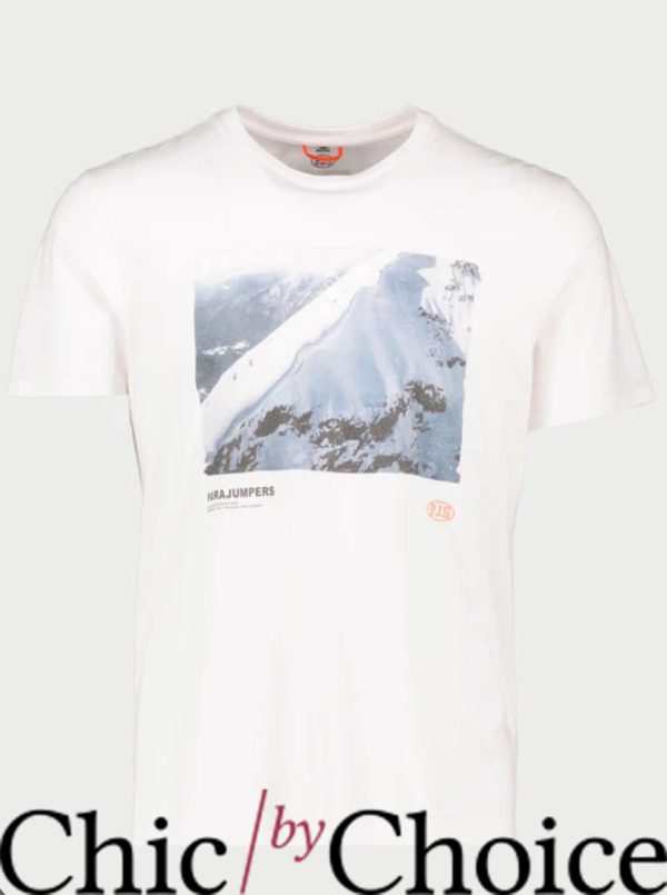Parajumpers T-Shirt P.J.S Snow Moutain T-Shirt Trending