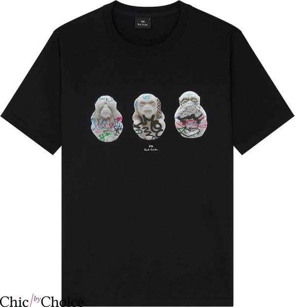 Paul Smith T-Shirt Graffiti Monkeys T-Shirt Trending