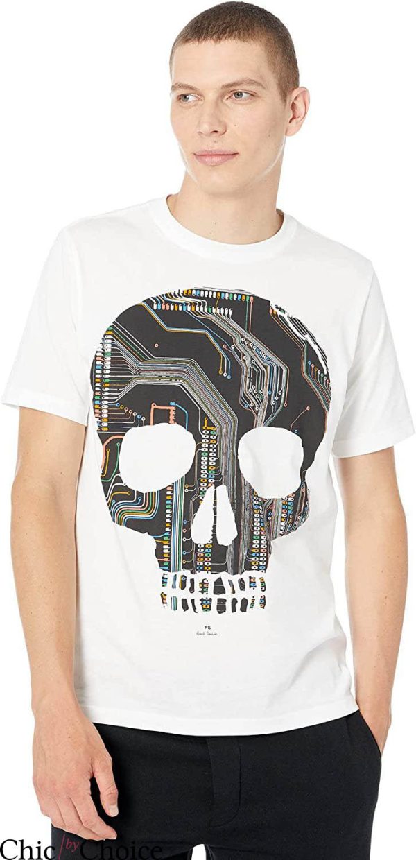 Paul Smith T-Shirt Paul Smith Circuit Skull T-Shirt Trending