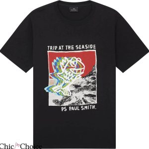 Paul Smith T-Shirt Seaside Picture T-Shirt Trending
