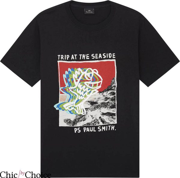 Paul Smith T-Shirt Seaside Picture T-Shirt Trending