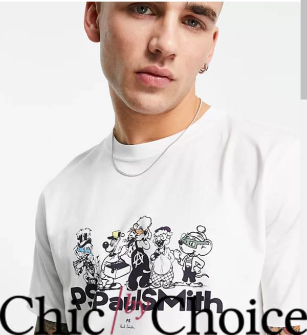 Paul Smith T-Shirt With Characters Graphics Trending