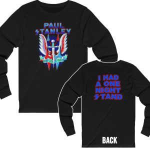 Paul Stanley Who Dares Wins I Had A One Night Stand Long Sleeved Shirt Paul Stanley Who Dares Wins I Had A One Night Stand Long Sleeved Shirt