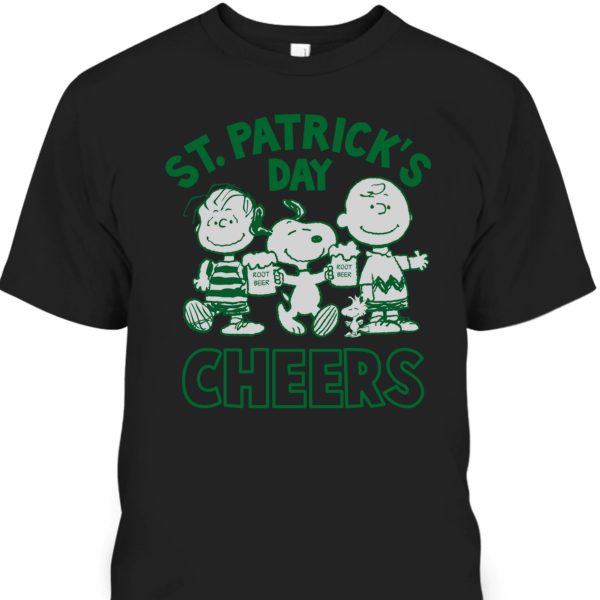 Peanuts Snoopy St Patrick’s Day Charlie Brown Cheers T-Shirt