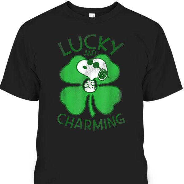 Peanuts Snoopy St Patrick’s Day T-Shirt Lucky & Charming