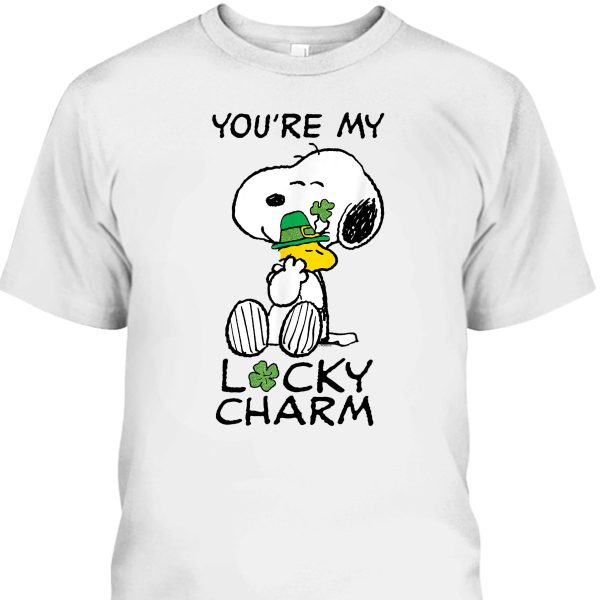Peanuts St Patrick’s Day T-Shirt Snoopy You’re My Lucky Charm