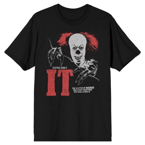Pennywise T-Shirt You’ll Float Too The Master Of Horror Stephen King’s IT