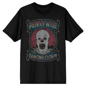 Pennywise The Dancing Clown T-Shirt Gifts for Horror Movie Fans