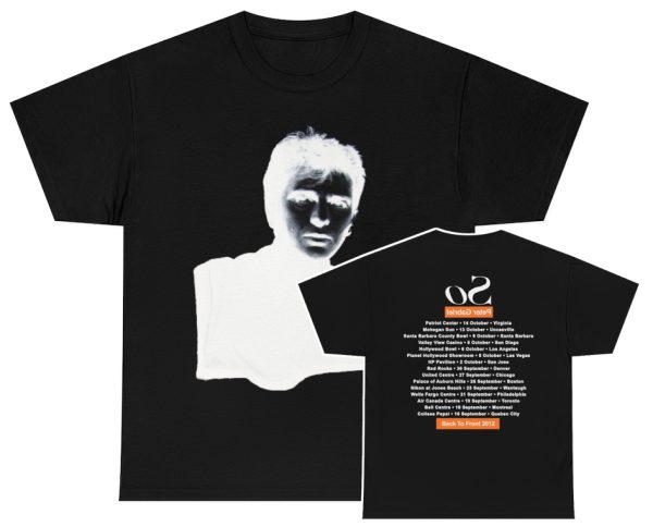 Peter Gabriel 2012 Back To Front Tour Shirt