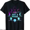 Phases Of The Moon T-shirt Celestial Lunar Cycle Astronomy