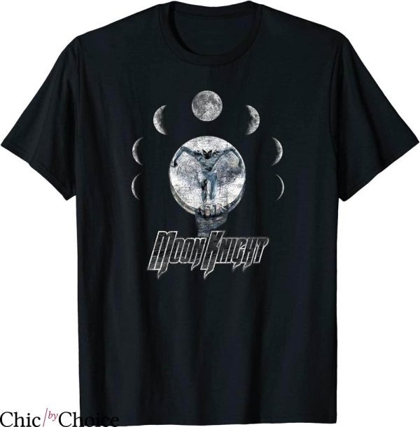 Phases Of The Moon T-shirt Marvel Moon Knight Epic Badge